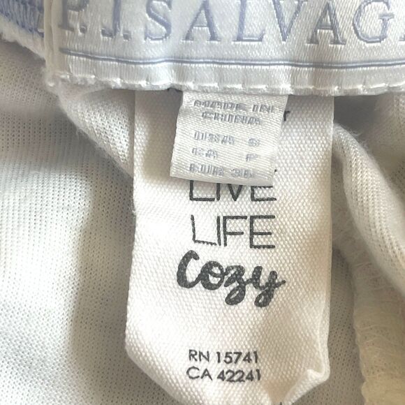 PJ Salvage Women's Small Lounge Pants Sleepwear Fleece Pajama Straight Leg Polar - Picture 6 of 6